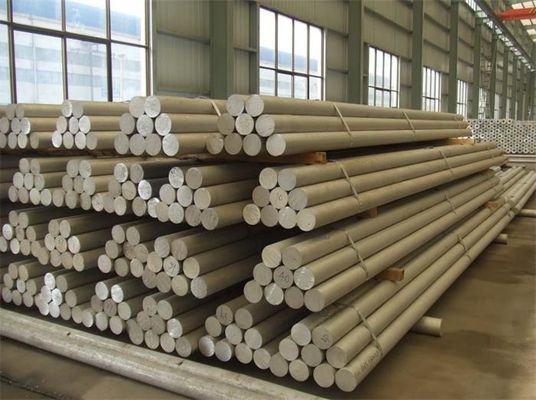 AlMgSi1 6082 Aluminum Round Bar Custom Size For Structural Engineering Industries