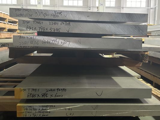 High Grade 7050 Aluminum Plate T7451 Temper Aluminium Alloy Sheet