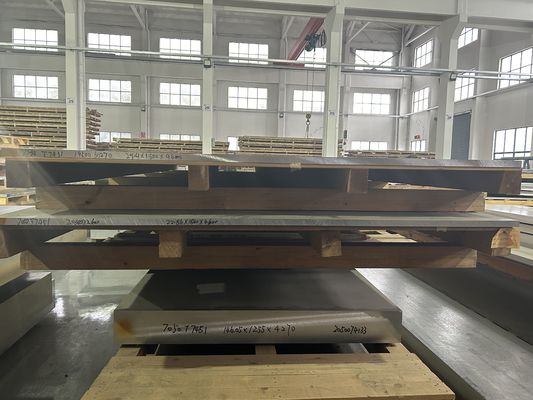 High Strength 7050 T7451 Plate Airplane Aluminum Sheets Heat Treatment