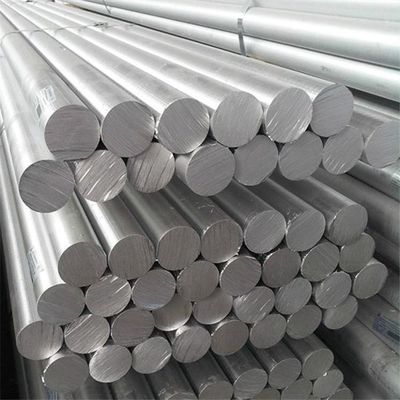 Custom Length Aluminum Round Bar Alloy Type High Strength 6061 SGS Certification