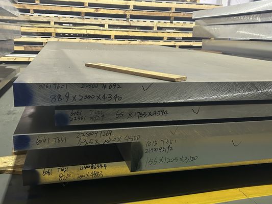 High Hardness 6061 T651 Plate  Industrial Grade Airplane Aluminum Sheets